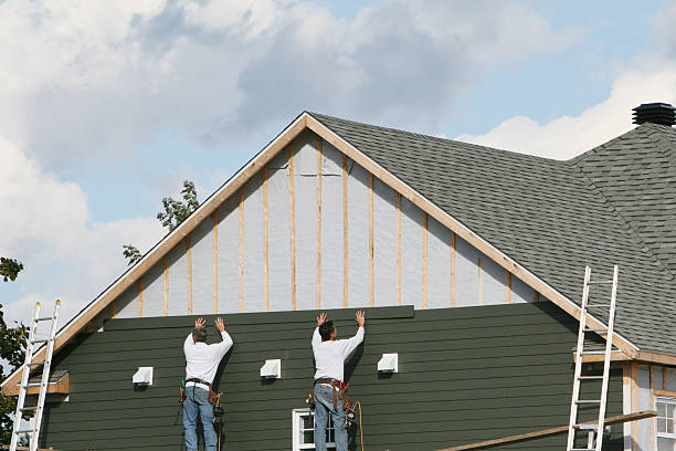 Professional Emergency Siding Repair technician working in China Grove, NC